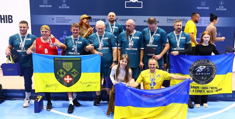 6 медалей здобула команда Рівненщини на Іграх Ветеранів-2025