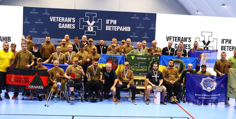 6 медалей здобула команда Рівненщини на Іграх Ветеранів-2025