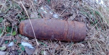 У Рівному виявили артилерійський снаряд калібром 88 мм часів Другої світової війни