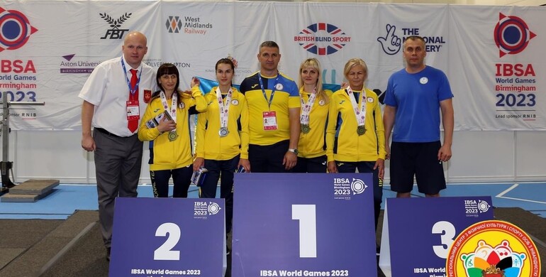 9 золотих та 3 срібні медалі вибороли рівненські спортсменки на Всесвітніх іграх сліпих -2023