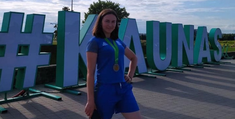 Сарненська патрульна отримала перемогу в Кубку Європи з гирьового спорту