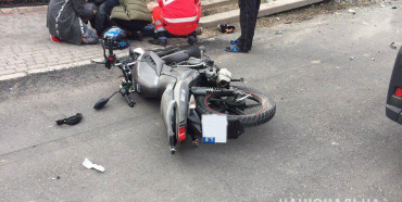 ДТП у Корці: постраждав мотоцикліст (ФОТО)