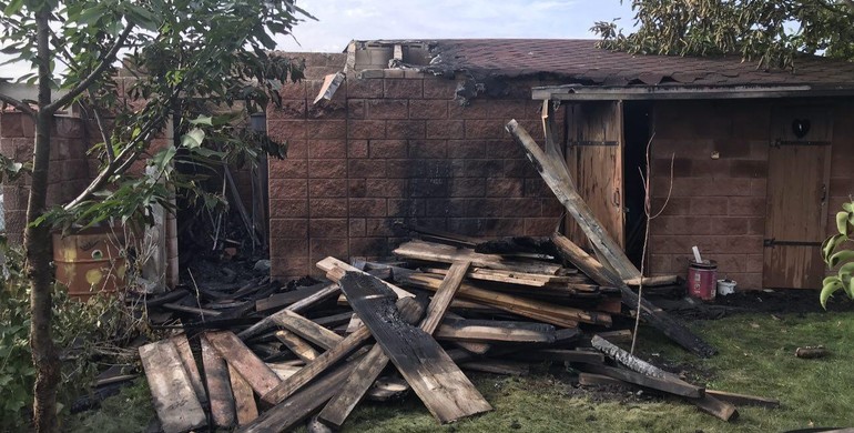 Встановлена причина загоряння будинку вночі на Рівненщині