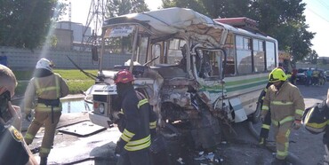 У місті Здолбунів у ДТП потрапив пасажирський автобус