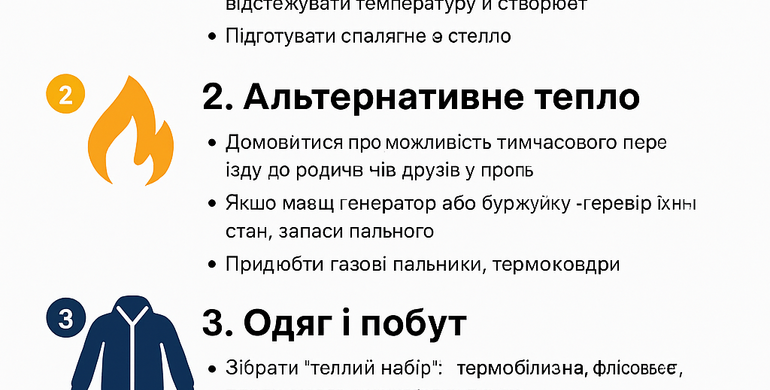 Українцям радять заздалегідь подбати про теплий притулок взимку