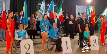 Рівнянин Іван Сівак виборов золоту нагороду на міжнародному турнірі зі спортивних танців на візках