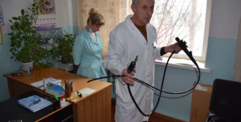 Для районної лікарні на Рівненщині придбали новий фіброгастроскоп