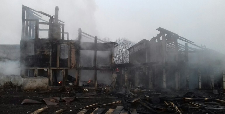 На Рівненщині згоріла господарча будівля (ФОТО) 