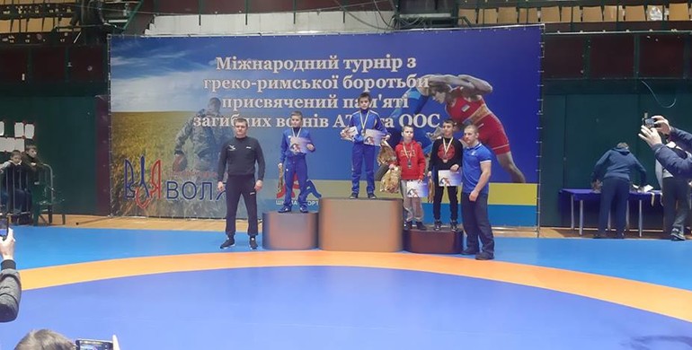 Борці Рівненщини здобули 5 медалей Міжнародного турніру