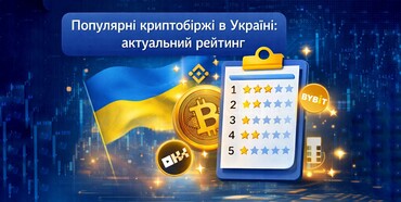 Популярні криптобіржі в Україні: актуальний рейтинг