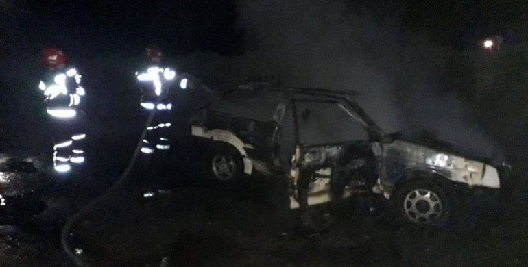 На Березнівщині згоріла «вісімка» На Березнівщині згоріла «вісімка»
