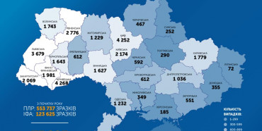 В Україні за добу 841 новий хворий коронавірусом