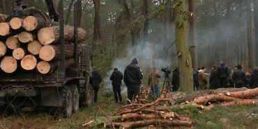 На Рівненщині селяни протестують проти вирубки лісу