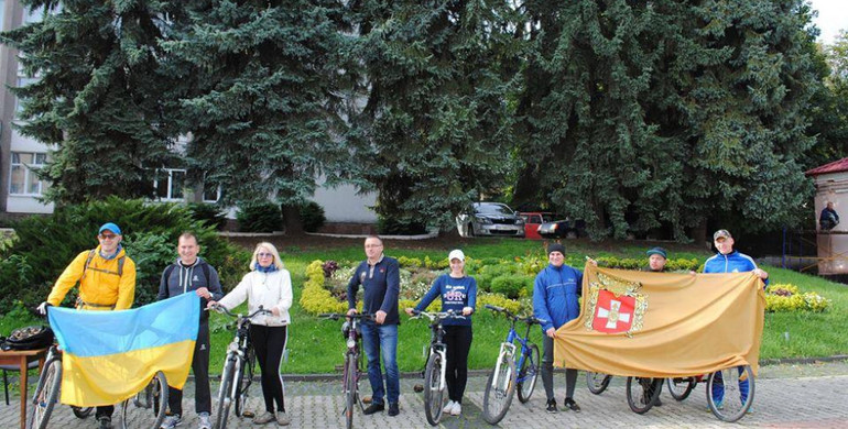 До велопробігу по району Рівненщині долучився голова РДА