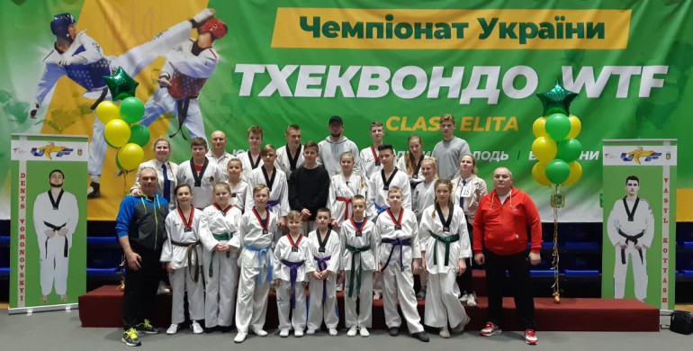 Рівненські тхеквондисти піднялись на п'єдестал Чемпіонату України (ФОТО)