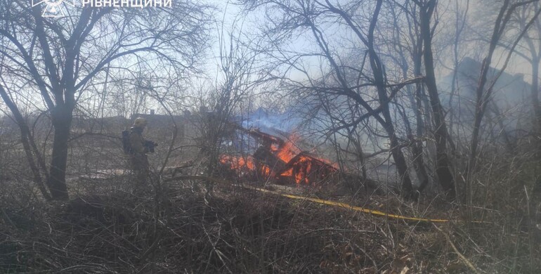 20 пожеж за добу в екосистемах Рівненщини: ситуація критична