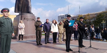 У центрі Рівного відбувся конкурс військово-патріотичної пісні та строю «Червона калина-2019» (ФОТО)
