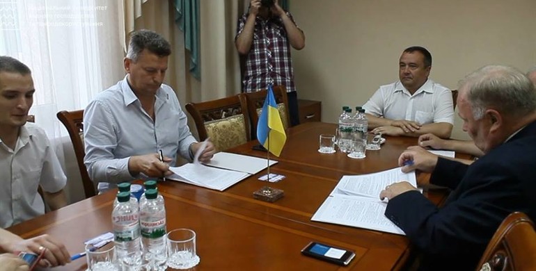 НУВГ підписав договір про співпрацю з Рівненською торгово-промисловою 