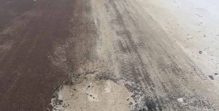 На Рівненщині  на новозбудований дорозі водій пробив колесо на ямах