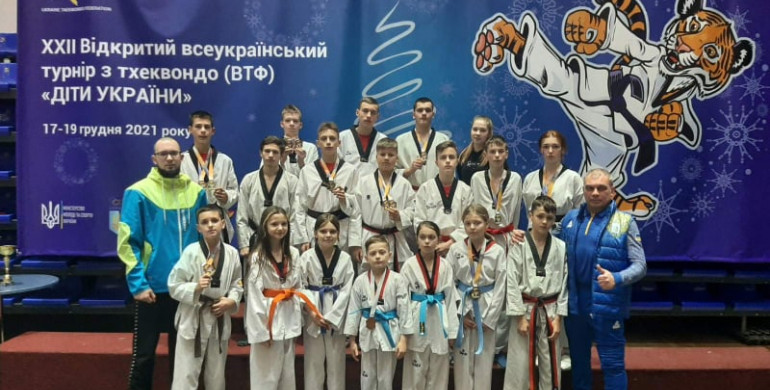 11 медалей здобули рівненські юні спортсмени на турнірі з тхеквондо ВТФ «Діти України ХХІІ»