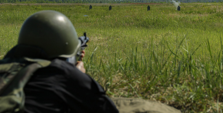 Резервісти з Рівненщини вдосконалюють бойові навички(ФОТО)