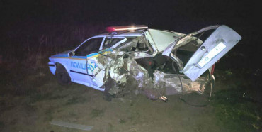 Вночі на Рівненщині розбились двоє поліцейських (ФОТО)