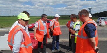 Шляховики вивчали досвід утримання автодоріг в Білорусі
