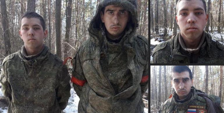 СБУ показала обличчя полонених російських військових 
