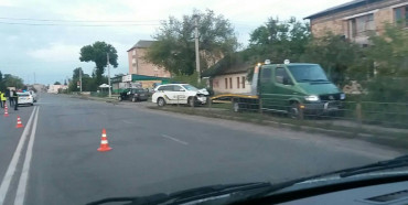 На Рівненщині поліцейська автівка потрапила у ДТП