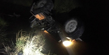 У Сарнах перекинувся трактор - водій загинув на місці 