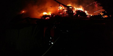 На Рівненщині чергова пожежа: згоріло три тони сіна (ФОТО)