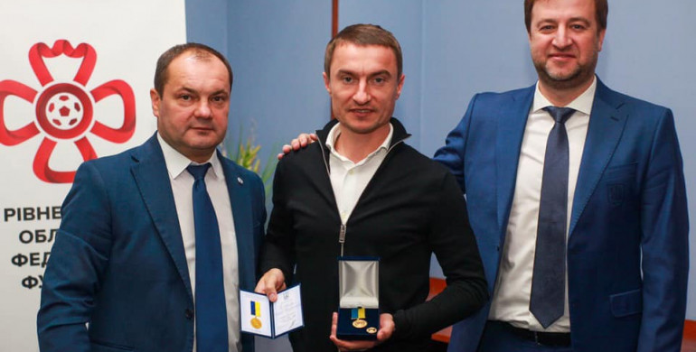 «За заслуги!» нагородили віце-президента рівненського «Вереса»