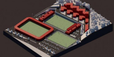 Три футбольні поля та адміністративні приміщення: «Верес» представив ескіз бази