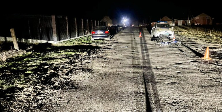  На Березнівщині  внаслідок ДТП постраждав велосипедист 