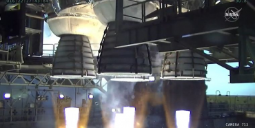 NASA протестувала двигуни «мегаракети», яка має доставити астронавтів на Місяць