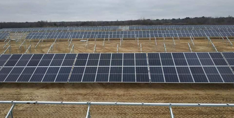 На Рівненщині будують сонячну електростанцію