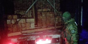 На Рівненщині зупинили вантажівку з деревиною. Підозрюють, що крадена