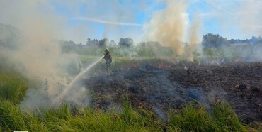 Рятувальники Рівненщини працюють безупину через пожежі в екосистемах 