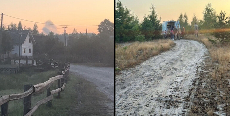 На кордоні Рівненщини людина зайшла у мінне поле, лунали вибухи 