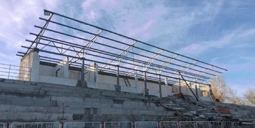 На Рівненщині активно реконструюють стадіон 