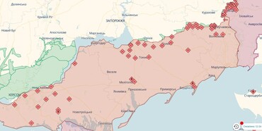 росія будує 120 км оборонної зони у Запоріжській області, оскільки боїться контрнаступу на Мелітополь