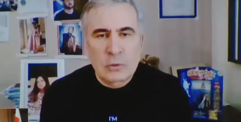 Саакашвілі закликав Зеленського включити його до списку цивільних полонених російсько-української війни