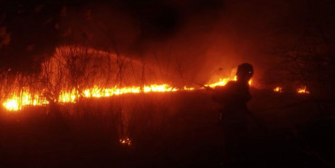 На Рівненщині в п'яти районах підпалювали суху траву (ФОТО)
