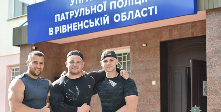 Рівненські патрульні готуються до Чемпіонату України зі стронгмену