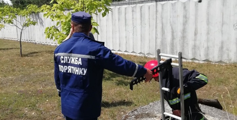 Рятувальники Рівненщини врятували цуценят з каналізаційного колодязя (ФОТО)