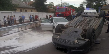 В Острозі ДТП за участю двох автомобілів