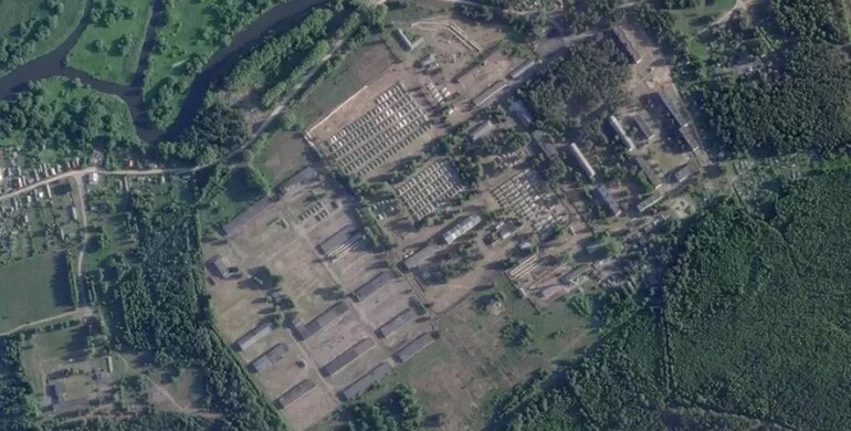 Супутники побачили ймовірну базу «Вагнера» у Білорусі