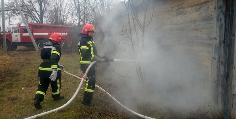 В пожежі на Рівненщині загинув чоловік