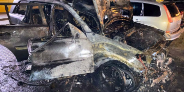 «Був підпал»: у поліції розповіли подробиці пожежі в авто на Чорновола