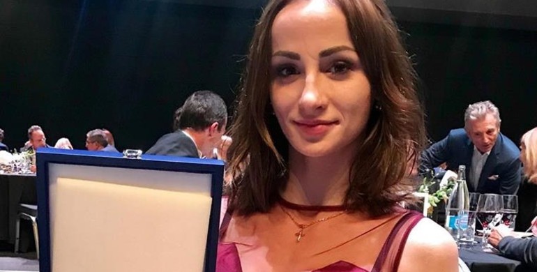 Рівненську легкоатлетку Наталію Прищепу нагородили в Швейцарії (ВІДЕО)